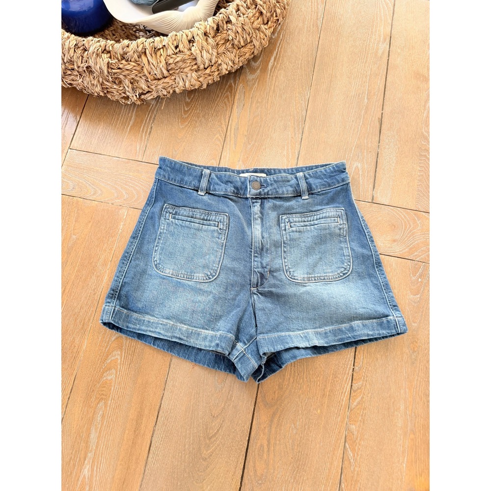 H&M Denim Shorts Womens Blue Size 6 (P2)